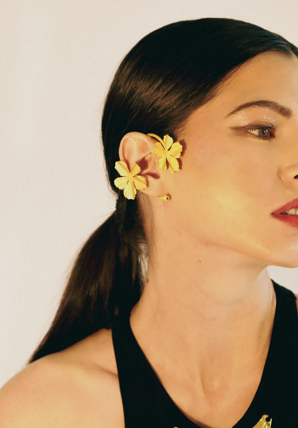 Matte Gold Samoa Ear-cuff